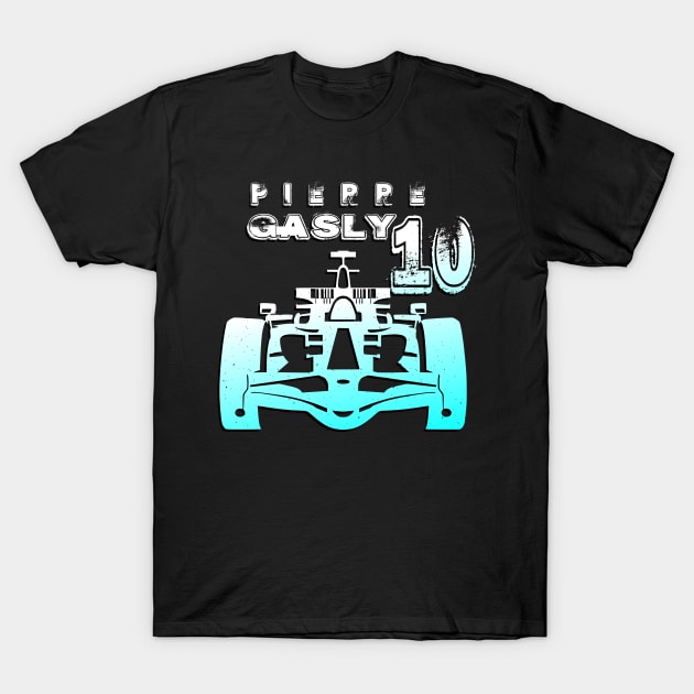 pierre gasly 10 T-Shirt by vintagejoa
